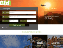 Tablet Screenshot of cheapflightsdeal.net